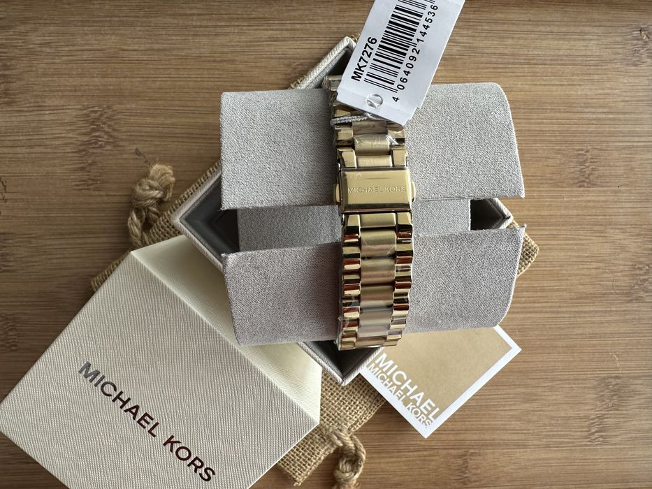 Ceas Michael Kors de dama Colectia Lexington Gold nou 38mm MK7276