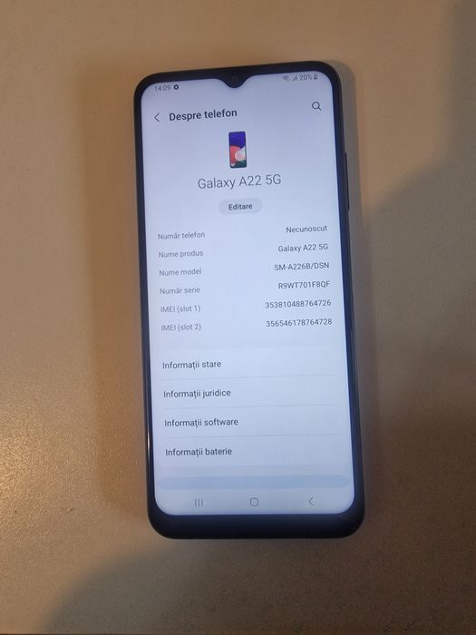 Samsung A22 5G Stare Impecabila