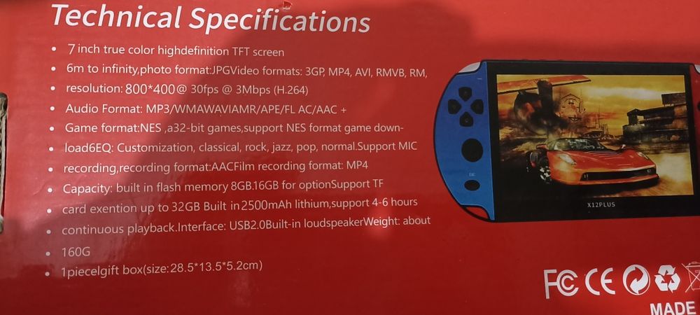 O'yin konsoli Game player x12 plus