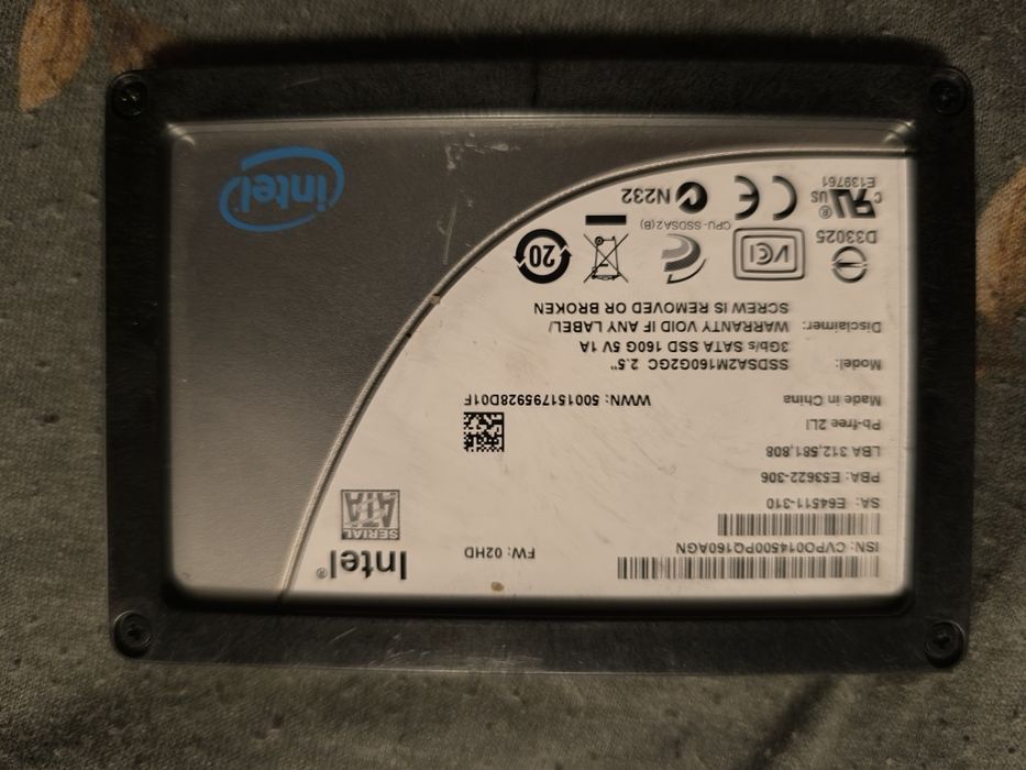 Ssd Intel 160 GB