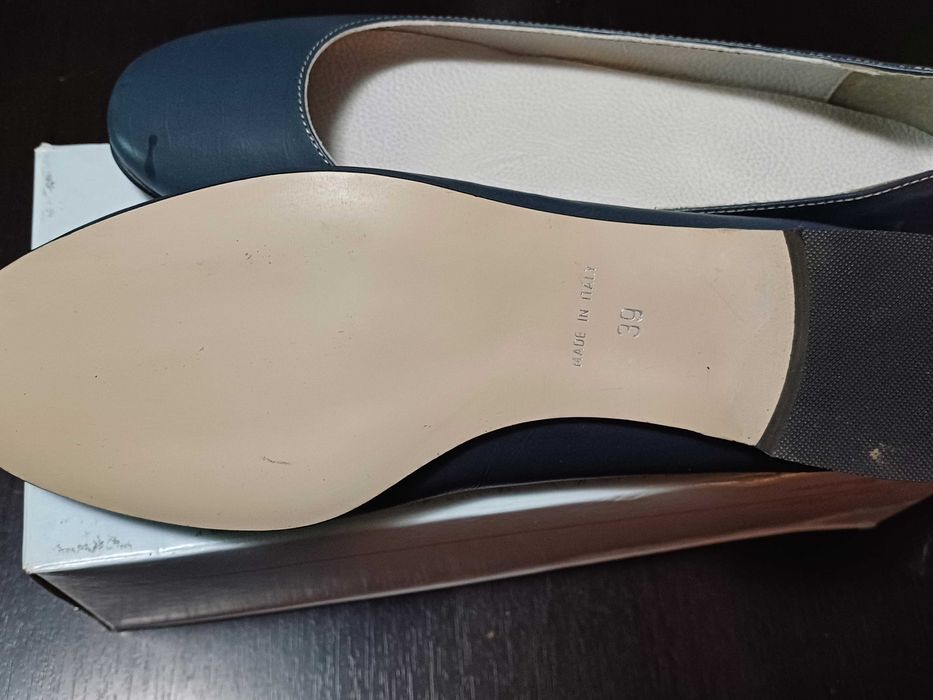 Vand balerini , piele naturala fabricati in Italia