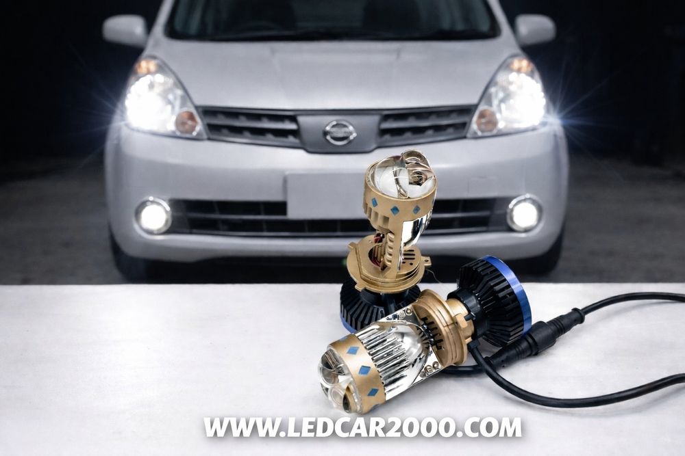 Лед Крушки Н4 Line Т8 super MAX Led Laser + Подарък Т10