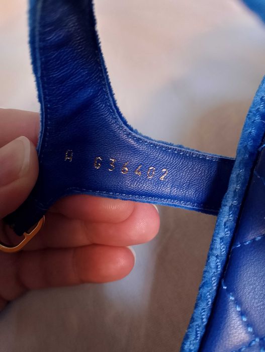 Оригинални сандали - Chanel Blue