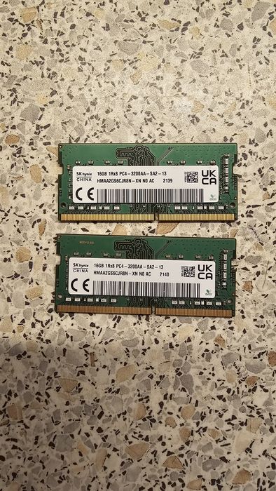 RAM  Laptop 8gb , 16gb DDR4 , am și kit 32Gb