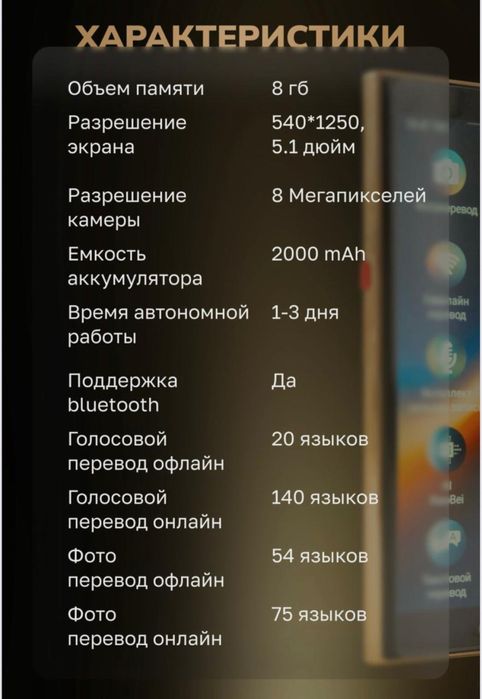 Электронный переводчик Sapar BY Pro Exclusive