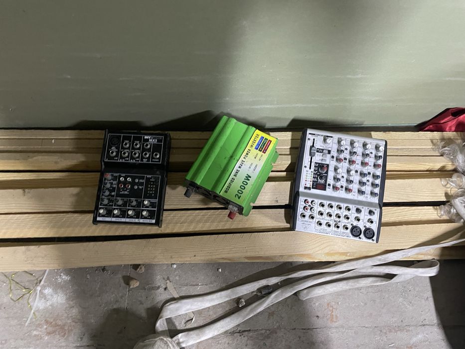 Камеры;колонки;DVR уселитель;микшер;инвекотр2000w