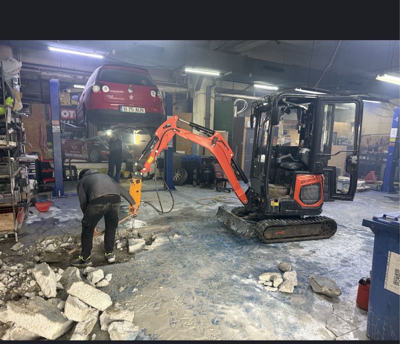 Execut lucrari miniexcavator si transport nisip/pamant Bucuresti/Ilfov