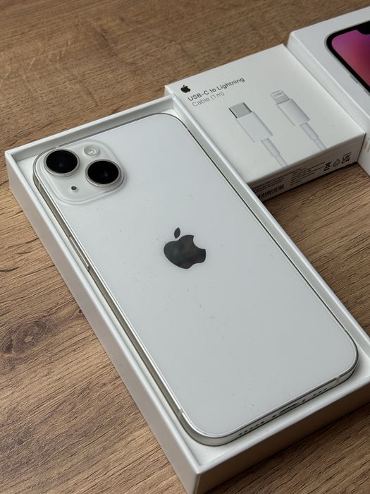 Айфон,IPhone 14 128gb 79% White с коробкой