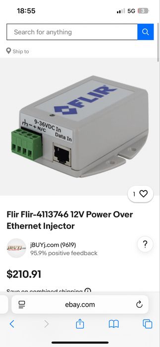 EDS 205A moxa switch ethernet FLIR POE