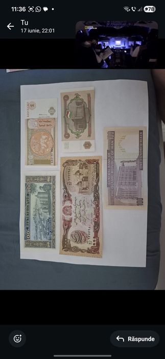Bancnote Romanesti,Sud-americane,Asiatice,est-europene