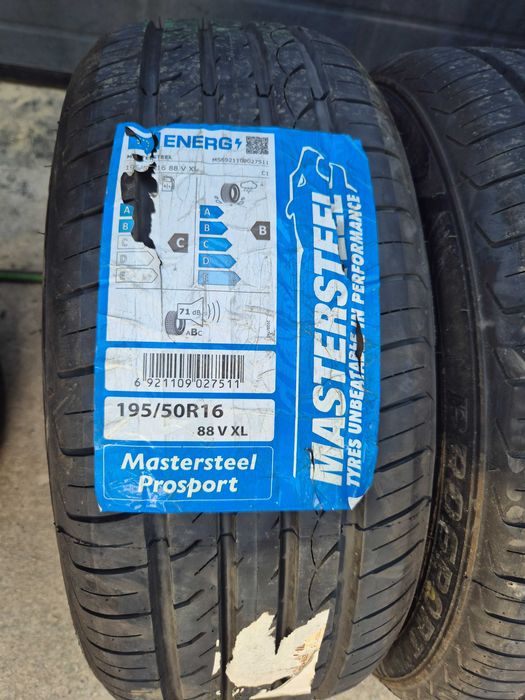 2 Anvelope de VARA - 195/50/16 - MasterSteel - NOU - DOT 2021 ! SUPER PRET !