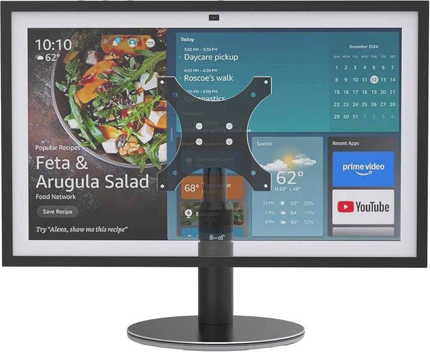 Въртяща се стойка Pitelumeon за Show 15, Show 21,сребриста,регулируема