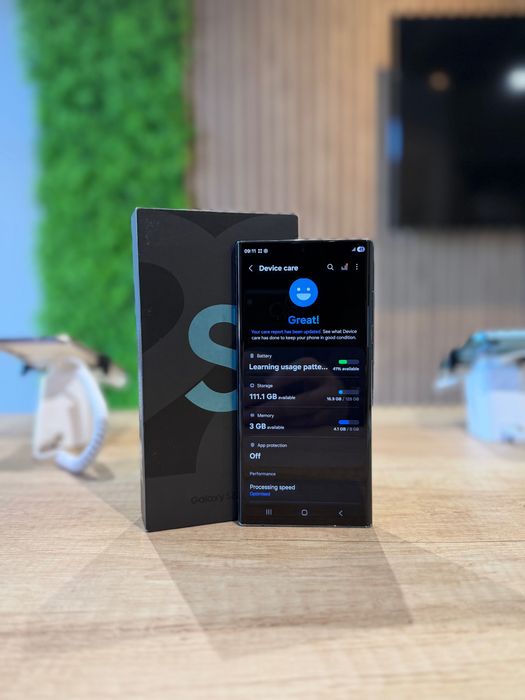 **ATSGSM.RO**Samsung Galaxy S22 Ultra 128Gb Green/Fact+Gar12 luni