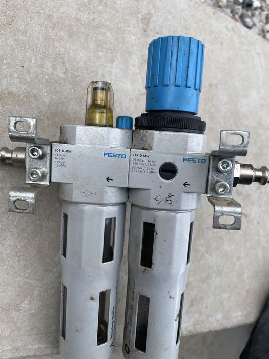 блок за подготовка на сгъстен въздух Festo, модел FRC-1/4-D-MINI