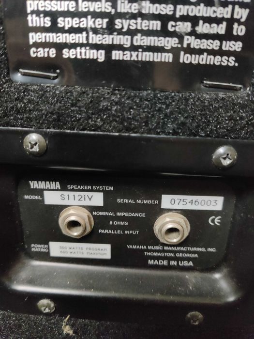 Amplificare si Boxe YAMAHA