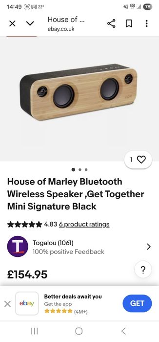 Boxa bluethoot,portabila,Marley,sunet excelent,ocazie