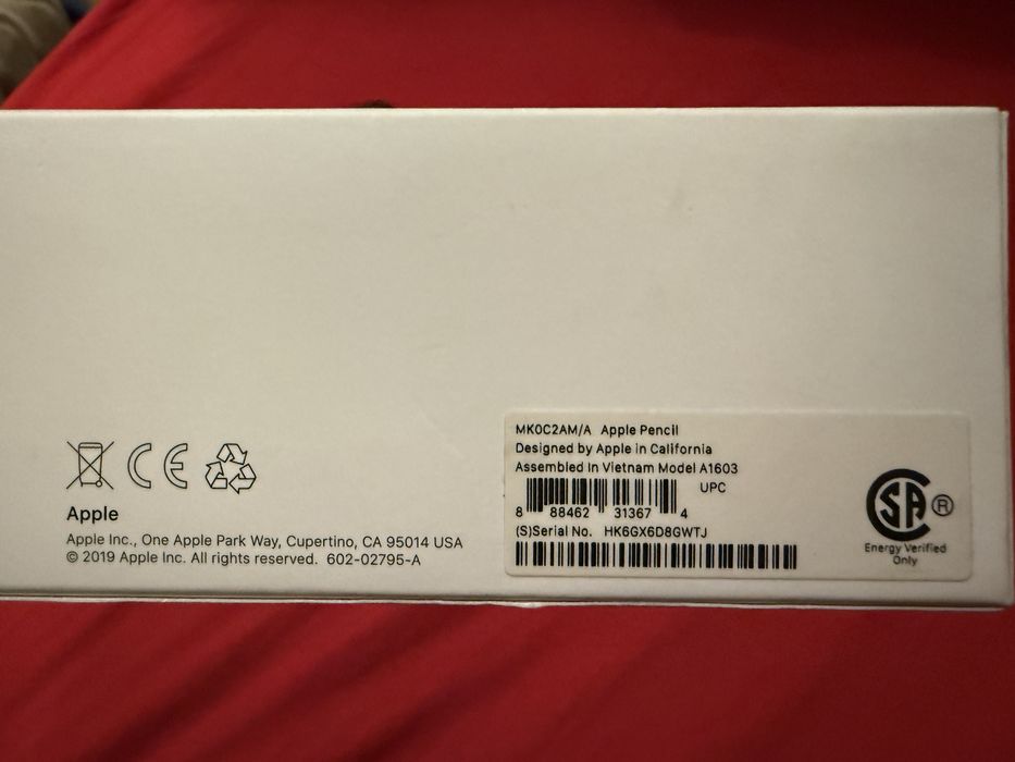 Apple Pencil gen1 в идеале