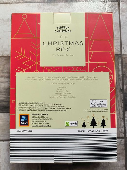 Коледен подаръчен комплект за кучета/домашен любимец - Perfect Christmas