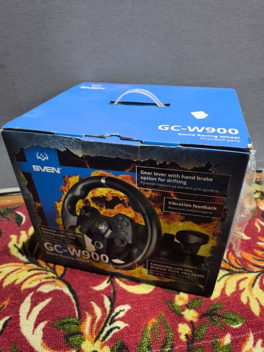 Игровой руль Sven GC-W900