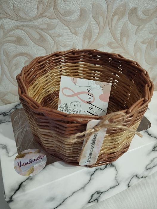 Корзина ручной работы