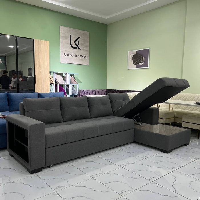 Угловой диван. Мягкая мебель. Раскладной диван.
