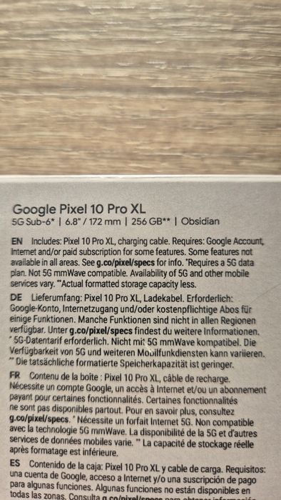 Google Pixel 10 Pro XL