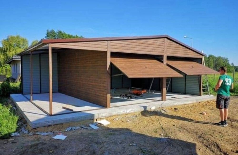 Vand Garaj metalic 6 x 4.5 rezistent si izolat