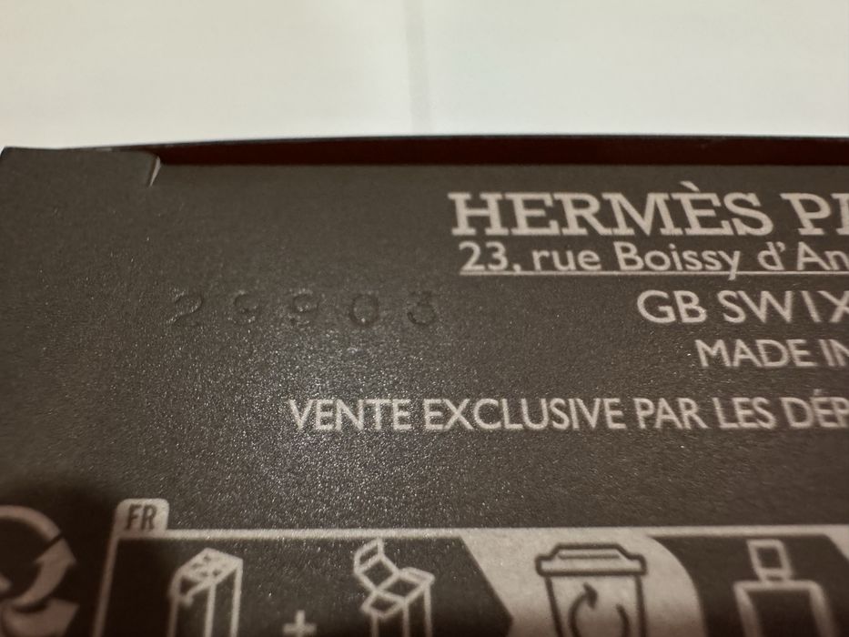 Парфюм *HERMES*  Terre d’ Hermes eau givree