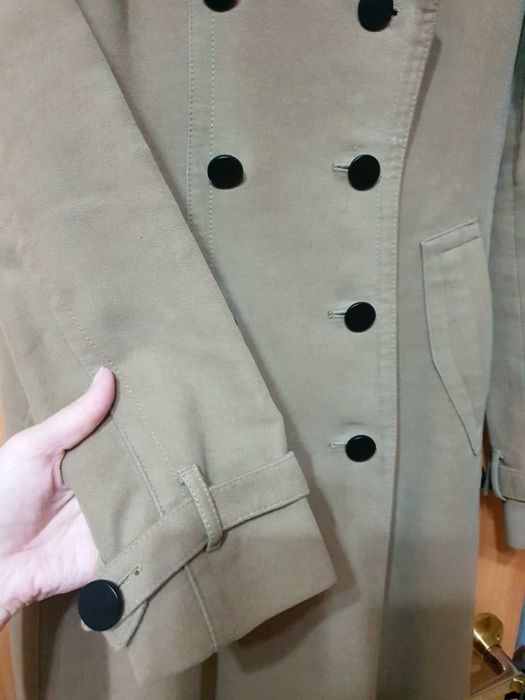 Пальто мягкий замш