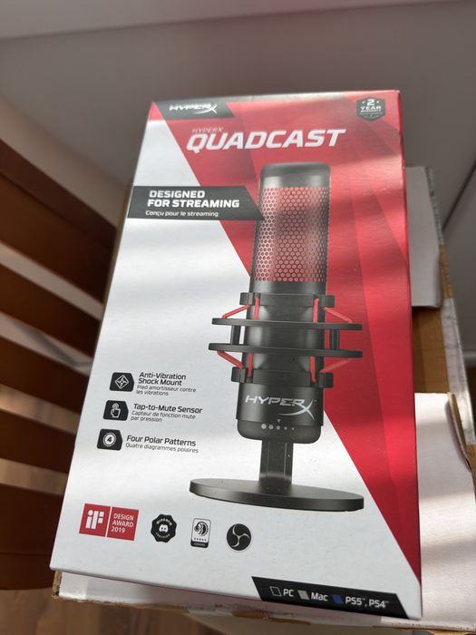 Геймърски Микрофон HyperX Quadcast