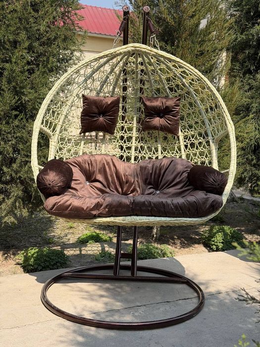 Качела ротанг  2 кишилик