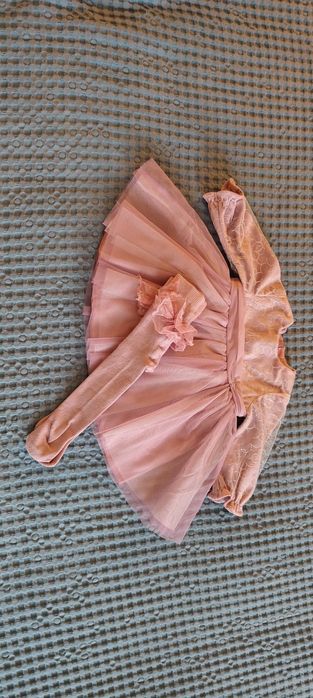 Рокля Майорал с чорапогащник 70 размер, 4-6 м