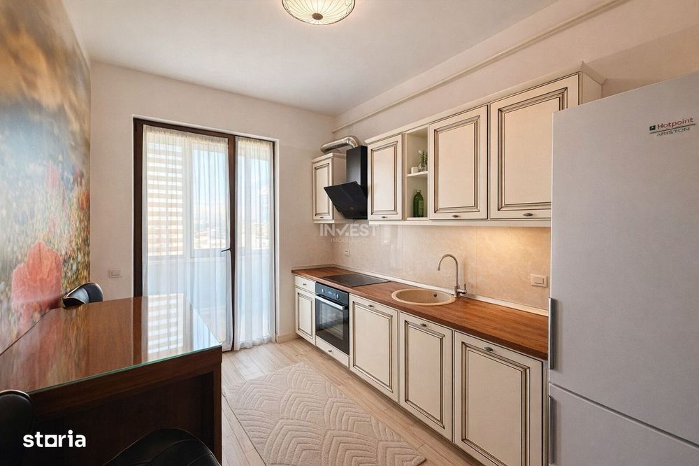 Apartament mobilat 68 MP Utili - etaj intermediar cu lift - zona Cetat