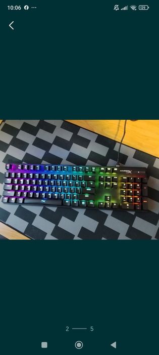 Tastatură Mecanică Gaming HyperX Alloy Origins Red Switch RGB
