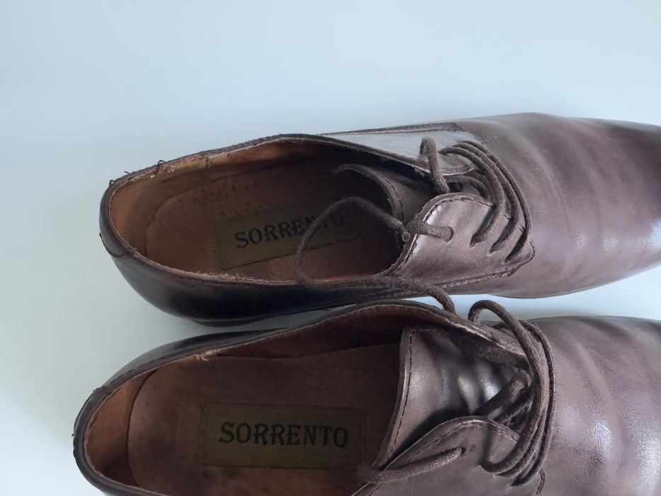 Pantofi piele Sorrento italia marime 40-41 black friday