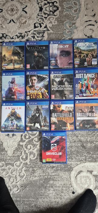 Продаю игры на ps4