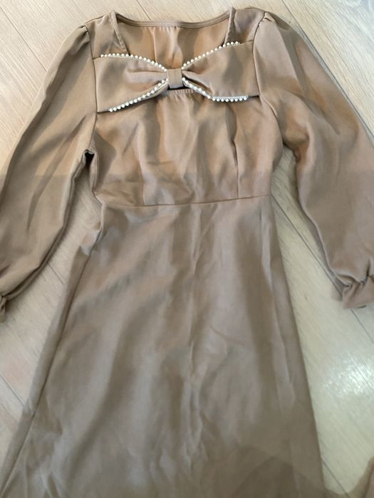 Платье с бантом на 11-12лет