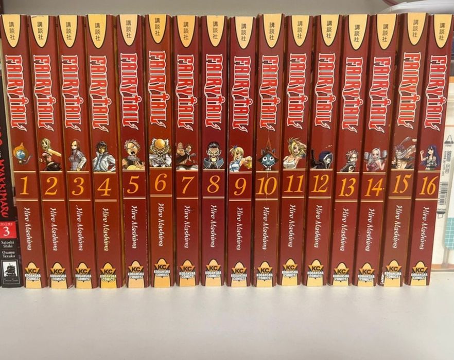 Cărți manga fairytail