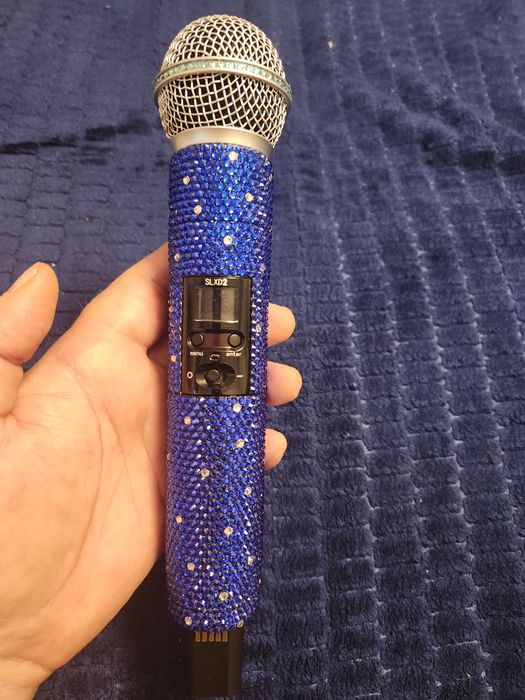 Personalizez microfoane cu cridtale cu nume orice culoare manual