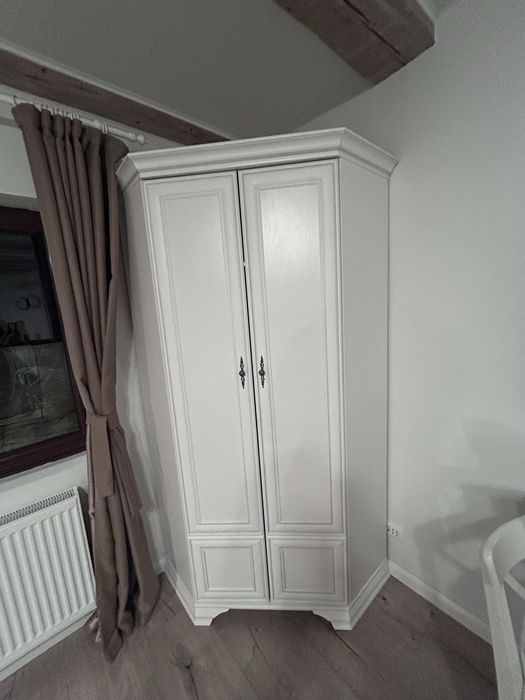 Dulap / Sifonier de colt alb mdf