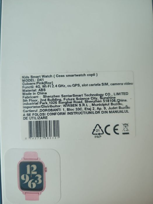 Keidason Ceas smart watch copii 4g gps wifi monitorizare
