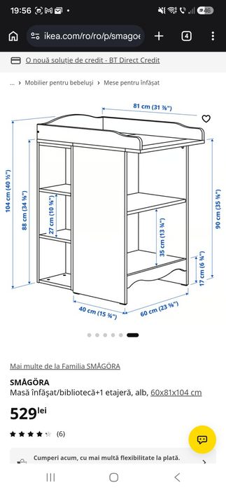 Masa infasat ikea