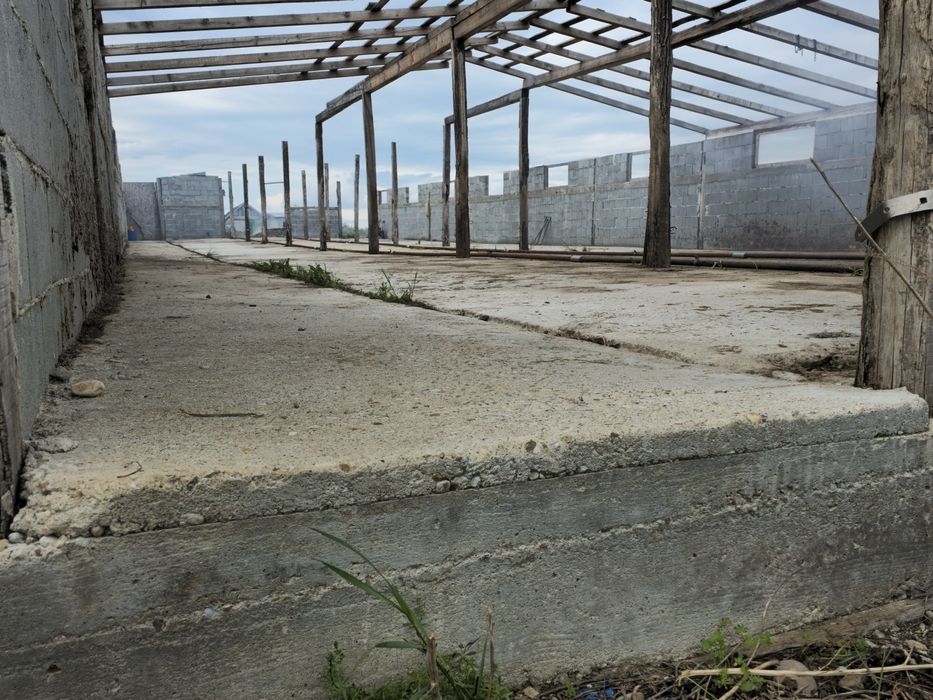 Teren  1483 mp+ costructie383 mp la 5 km de Oradea la drum  centură