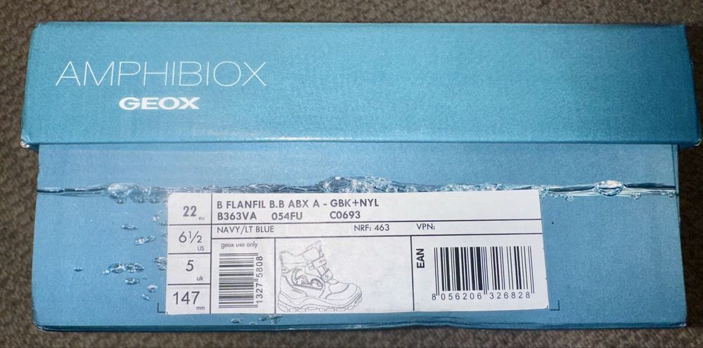 Cizme Geox Amphibiox nr.22 impecabile