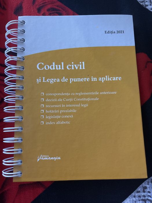 Codul civil si legea de punere in aplicare-editia 2021