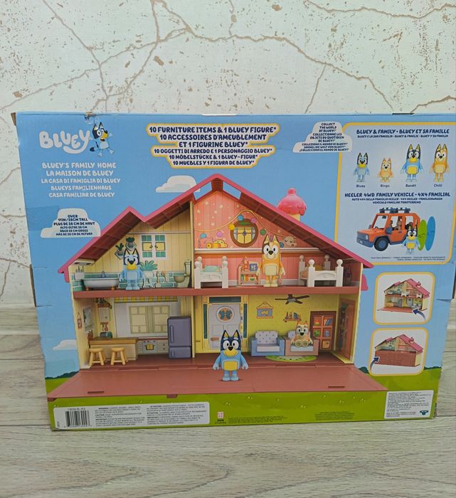 Căsuța lui Bluey și Bingo cu 2 figurine incluse