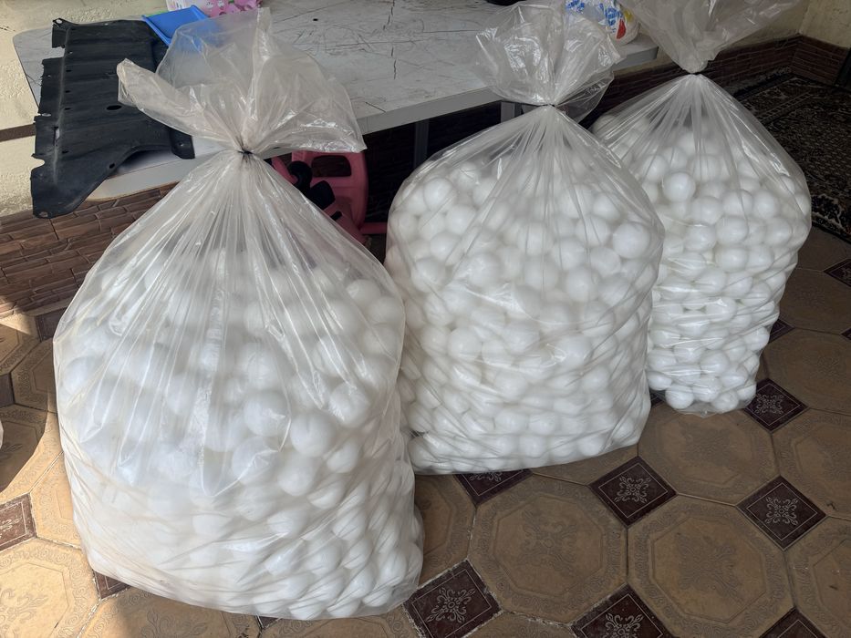 Шарики пластиковые 500шт 7см