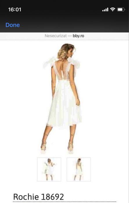 Vand rochie Bby cununie/botez