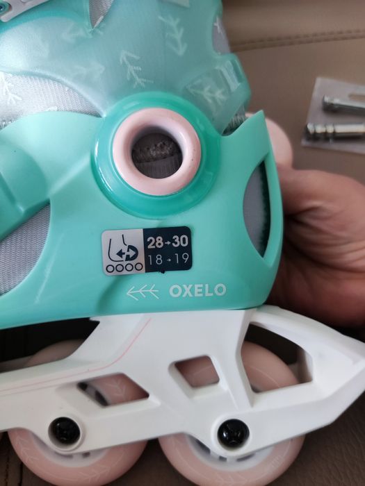 Пълен комплект ролери+ каска+ протектори+ комплект оси+ чанта за ролер