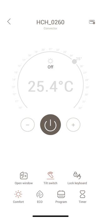 Електрически конвектор historm CN01 252 EAS.WF, 2500W с Wi-FI